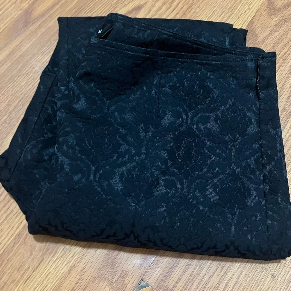 St John Blue Trousers Size 12 Floral Pattern - Picture 6 of 6